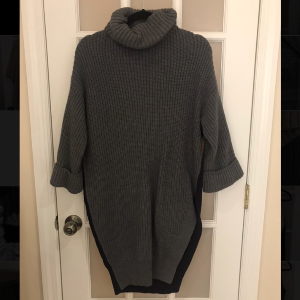 Anthropologie chunky color block sweater